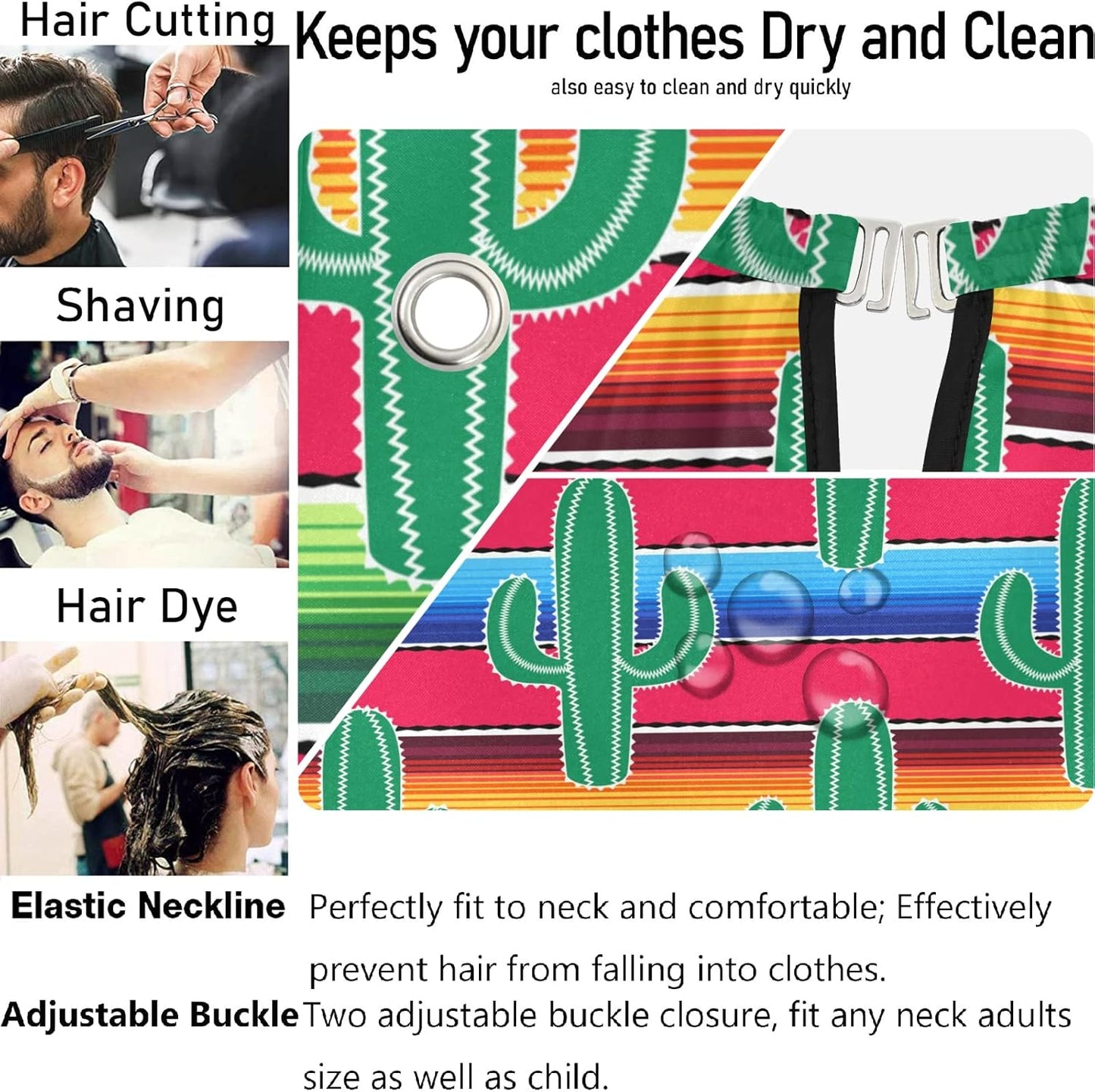 Stylish Barbershop Salon Barber Cape Haircut Cape Salon Apron Unisex Hair Cutting Apron for Men Women