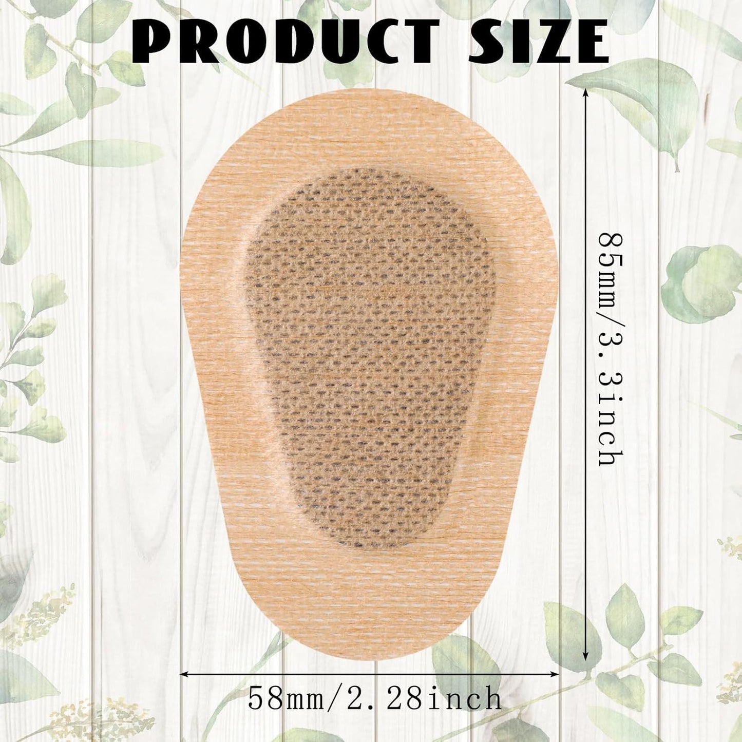 Panitay 40 Pcs Adhesive Eye Patches for Adults Disposable Breathable Medical Eye Patch for Amblyopia Lazy Latex Free Adhesive Bandages for Men(3.3 x 2.3 Inch,Nude)