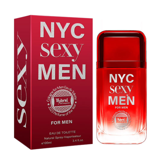Hybrid & Company Nyc Sexy Men Eau De Toilette Natural Spray Vaporisateur,3.4FL.OZ