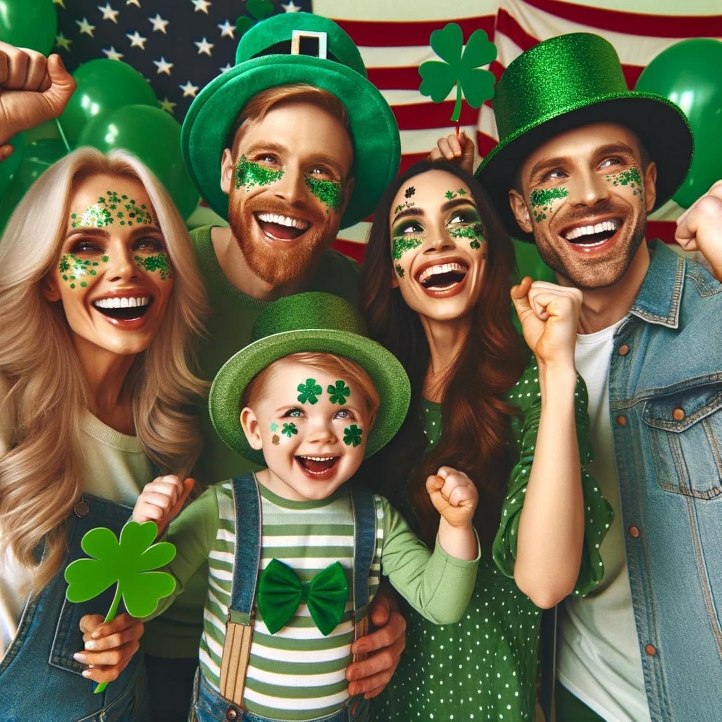 MEICOLY Green Face Glitter Stick,Green Accessories for Spirit Week,Alien Face Glitter,Hair Glitter for Women Kids,Irish St Patricks Day Accessories,Rave Festival Mermaid Chunky Makeup for Mardi Gras