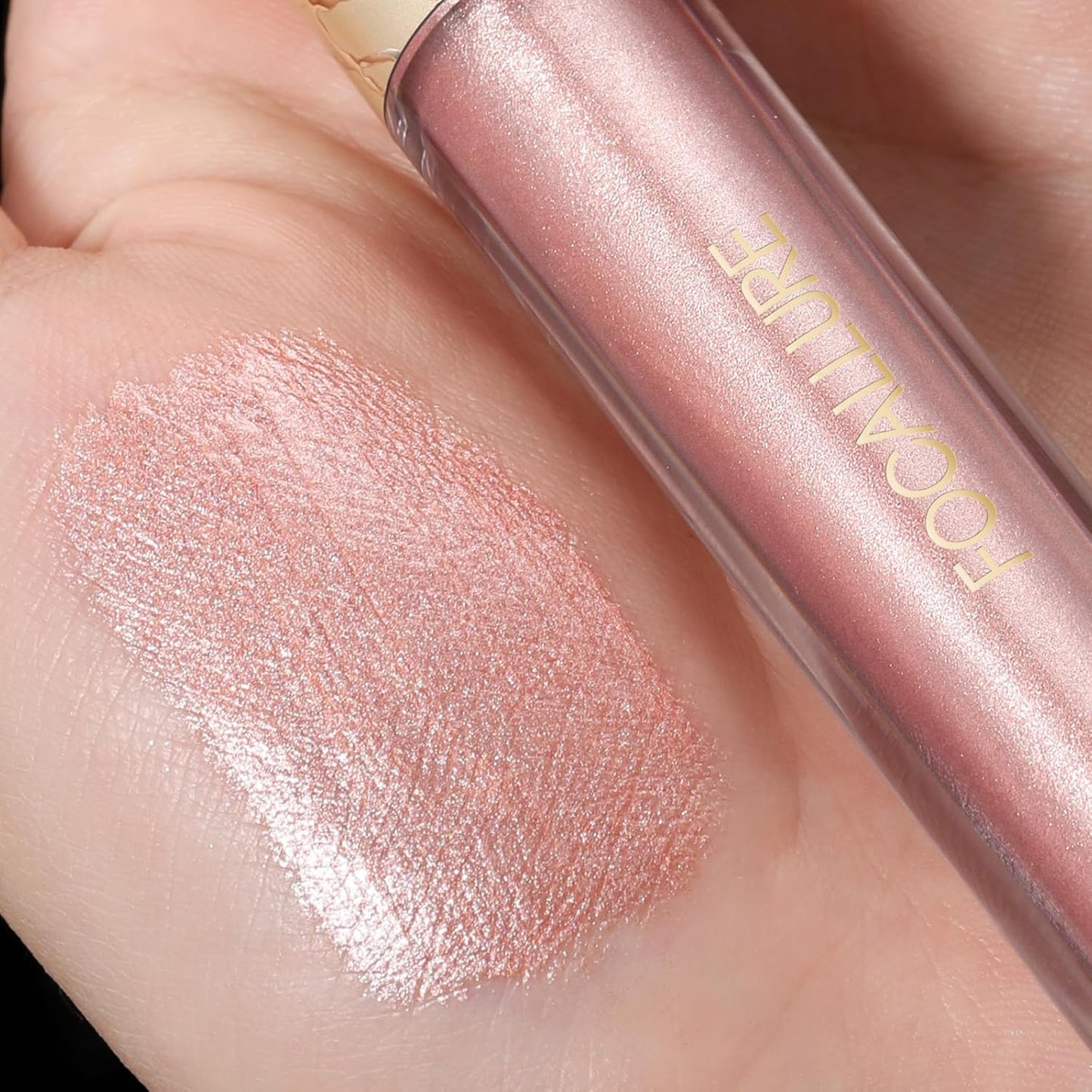 FOCALLURE Metallic Liquid Lipstick,Non Stick Cup Lip Gloss,High Impact Lip Color with Transfer-proof Wear,Long Lasting & Waterproof Lipstick Makeup for Women,YoungLust