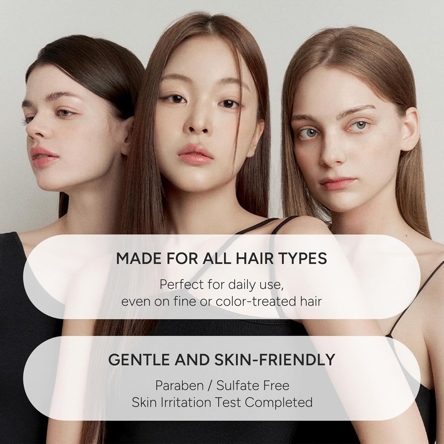 Perfumed Hair Oil & Serum 2-in-1 – Korean Essence Oil for Frizzy, Dry, Damaged Hair & Glass Hair Shine – Argan Oil & Amino Acids – Sulfate & Paraben-Free – Peach Floral Musk, 100ml / 3.38 fl oz