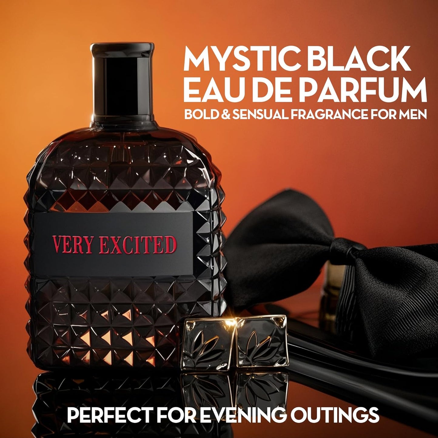 3Pack Men Colognes Combo Set Milano,Very Excited,Valuable Paris 3.4 Fl Oz Each Eau De Parfume Spray with Woody Floral & Fruity Scent Perfume Gift Set Day to Night Use Fragrances