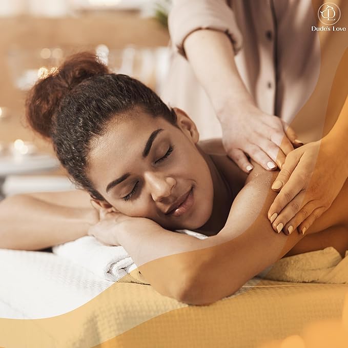 Dude's Love Luscious Pina Lambada Massage Oil - Natural Pleasant Aroma, for Men & Women, Nourishing & Moisturizing - 100 ML (3.38 Fl Oz)