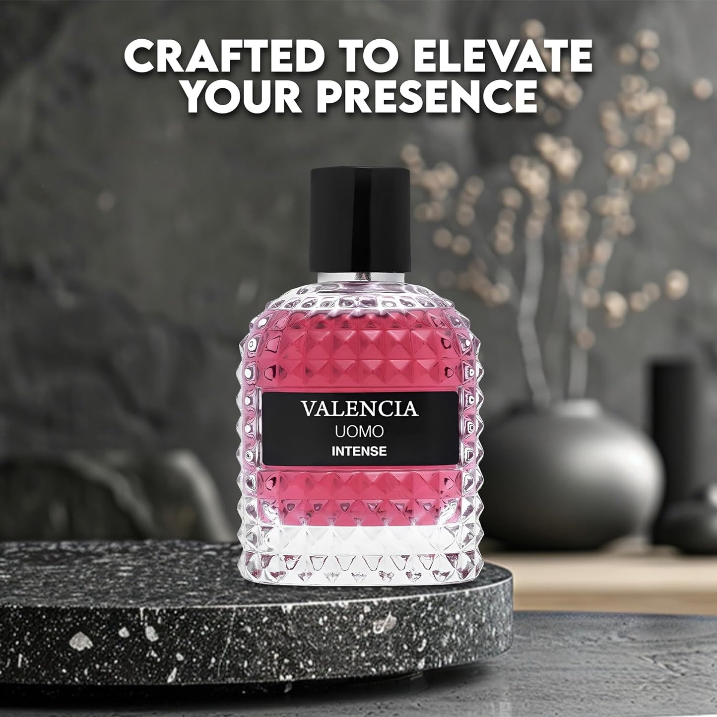 3Pack Men Colognes Choco Musk&USA Ebony&Valencia Uomo Intense Eau De Parfume Spray with Woody Floral & Fruity Scent Perfume Gift Set Day to Night Luxury Fragrances