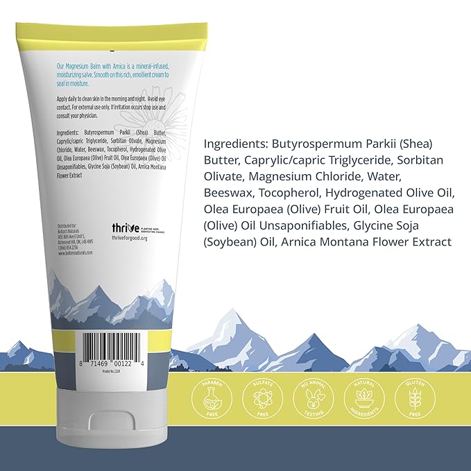Bolton's Naturals Arnica Magnesium Chloride Balm 118ml