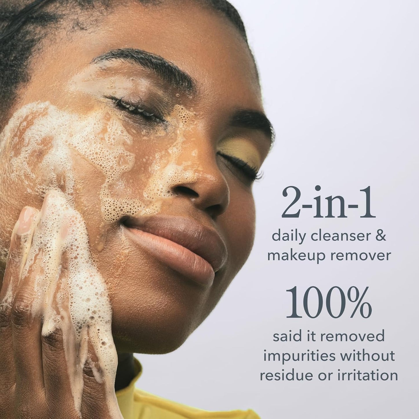 Beekman 1802 Micellar Milk Froth Gel to Foam Cleanser - 2 in 1 Cleanser and Makeup Remover, Goat Milk & Golden Sea Moss Cleanses and Replenishes Skin, Fragrance Free, Senitive Skin Safe, 5.0 fl. oz