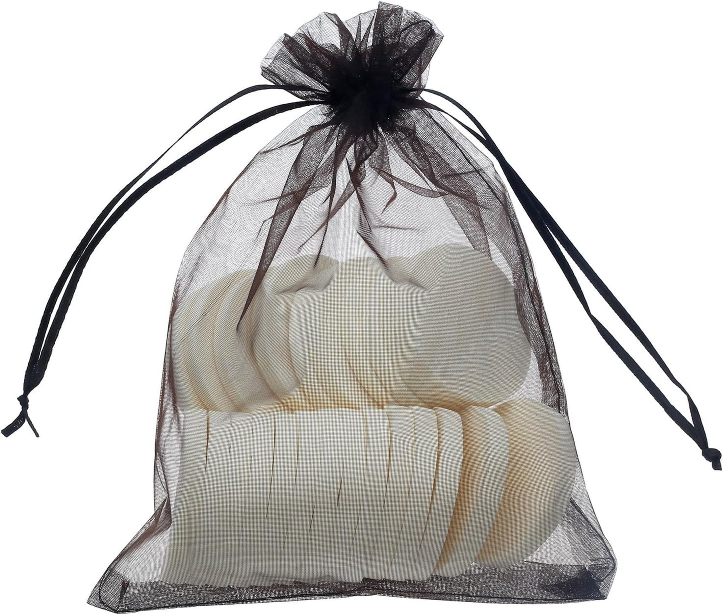 Anleolife 24pcs Compact Foundation Power Puffs Facial Beauty Sponges For Makeup Application Blending Sponge Puff (24pcs/bag)