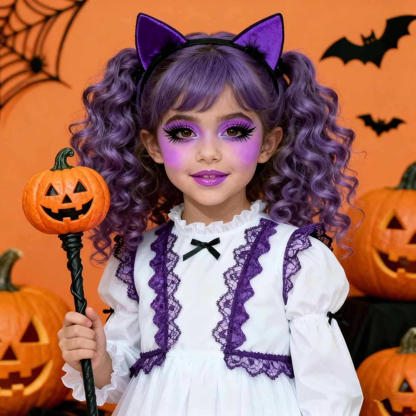 Go Ho Pastel Purple Face Paint Stick,Water Based Cream Light Purple Body Paint Washable,Highly Pigmented,Smooth and Safe for Skin,Halloween Cosplay SFX Ursula Makeup