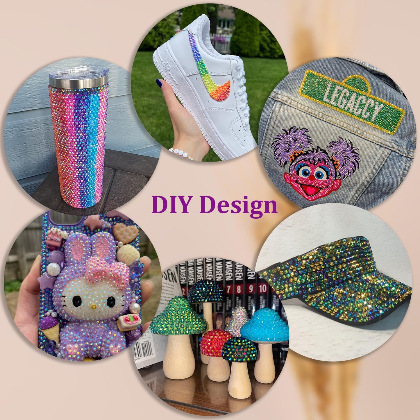 Resin Jelly Rhinestones for Crafting with B7000 Jewelry Glue, 2 Boxes Purplish Black AB Flatback Crystals with 3Pcs 10ml Glue, Bedazzling Non Hotfix Gems for DIY Tumblers Clothing Shoes Manicure