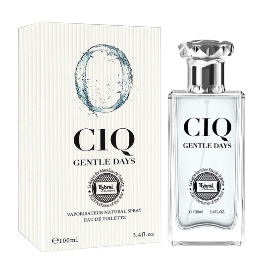 Hybrid & Company Ciq Gentle Days Pour Homme Eau De Toilette Natural Spray Vaporisateur,3.4FL.OZ