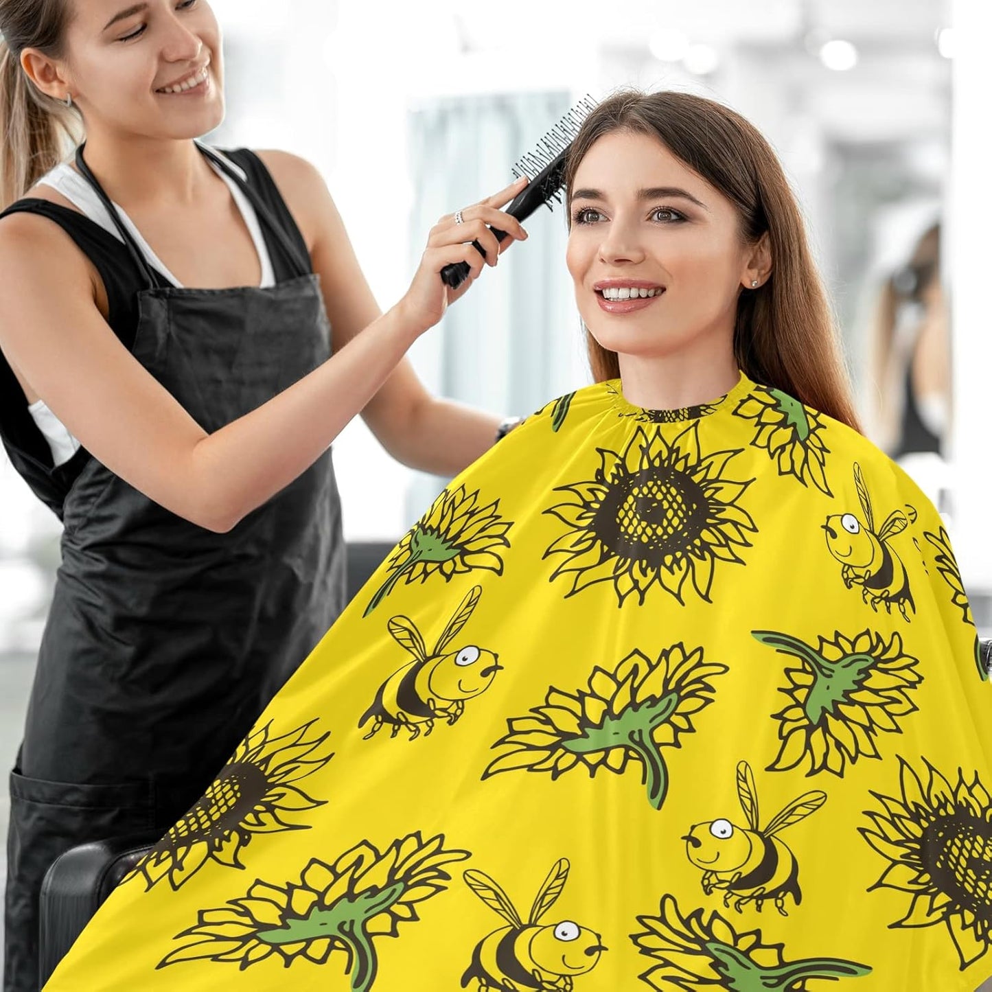 Stylish Barber Cape - Unisex Hair Cutting Apron for Men & Women