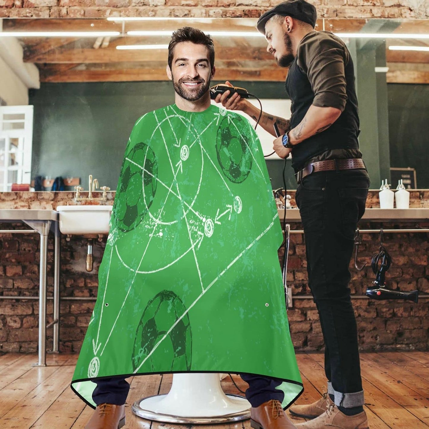 Stylish Barbershop Salon Barber Cape Haircut Cape Salon Apron Unisex Hair Cutting Apron for Men Women