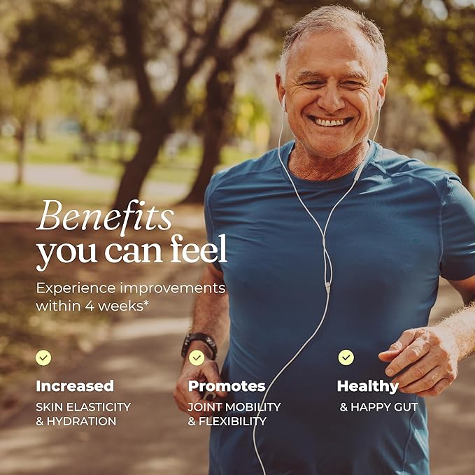 Hydrolyzed Collagen Peptides Powder - 100% Pure, Grass Fed & Unflavored for Women & Men – for Healthy Bones, Joints, Hair & Skin – Colageno Hidrolizado en Polvo Piel, Cabello y Articulaciones