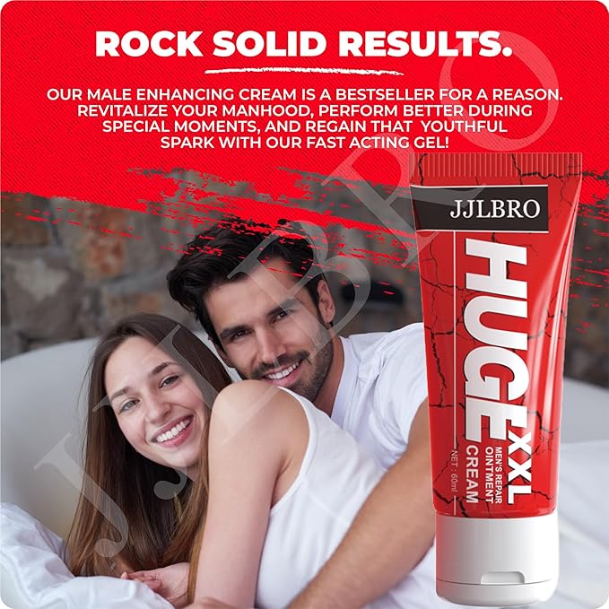 Extra Strength Massage Cream for Super Men – Power Massage Gel for Increase Size, Thickness, Strength to be Longer and Stronger (Huge XXL Cream)