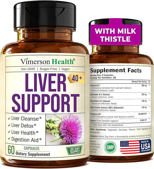Liver Cleanse Detox & Repair 4:1 Artichoke 50% Silymarin