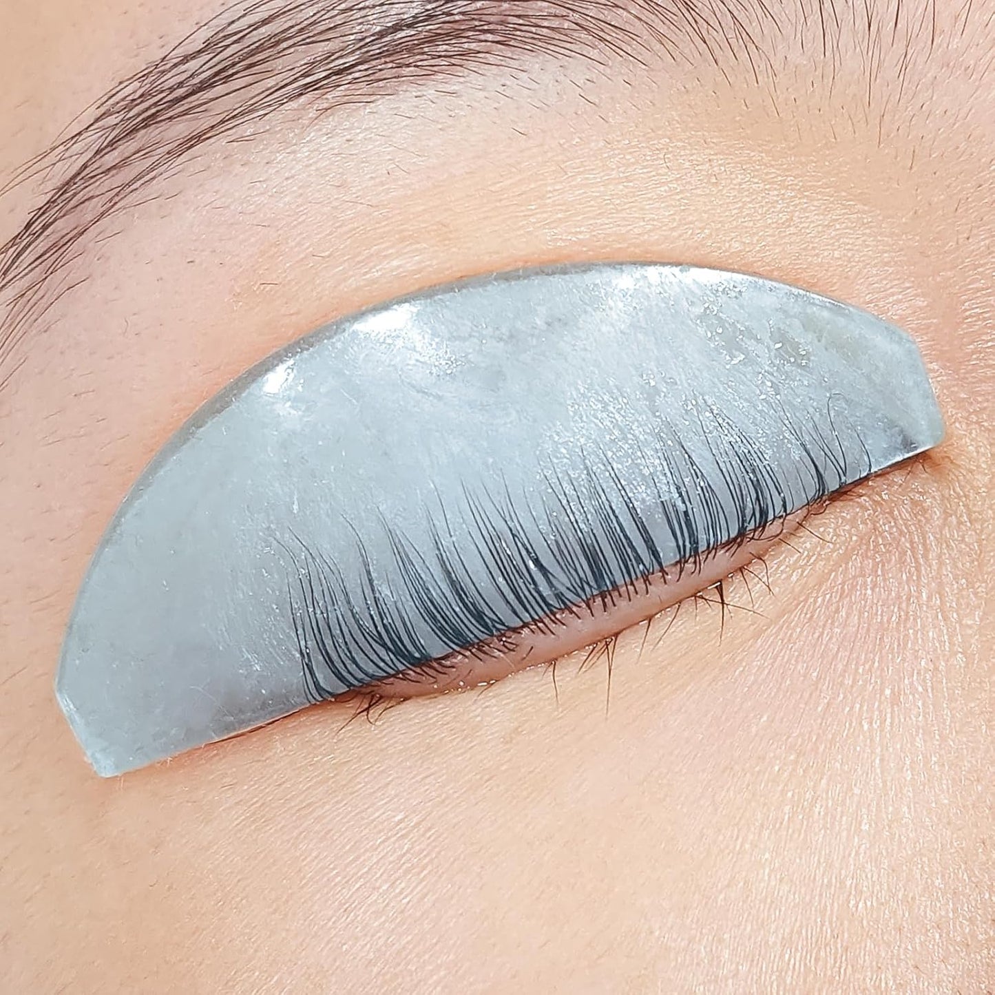 Lash Lift Shields Flat, Lomansa Korean Lash Lift Pads Super Sticky Glueless For NO.1 Perm Soften Lash Lift Rods (Blue)