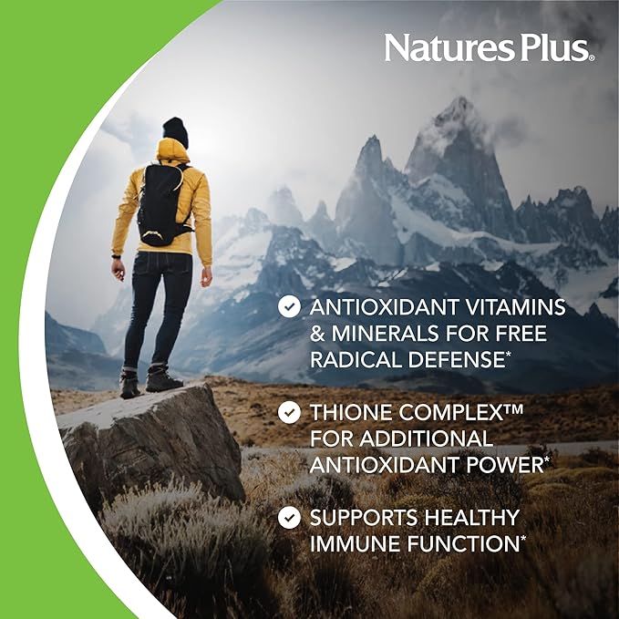 Natures Plus AgeLoss First Day Healthy Immune Response - 90 Tablets - Vegetarian, Gluten Free - 30 Servings
