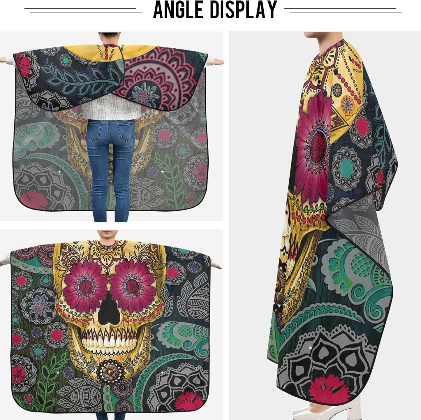 Stylish Barber Cape - Unisex Hair Cutting Apron for Men & Women