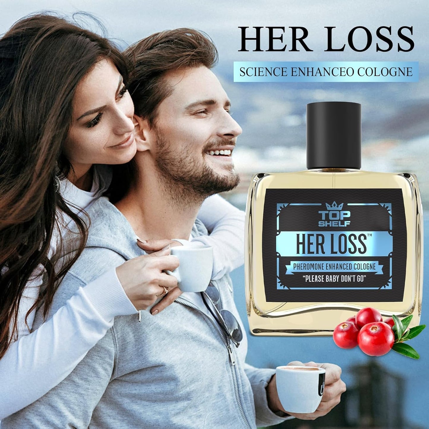 fugit Her Loss Cologne for Men, She lost menswear Colognes 1.7 Fl oz, Her Loss the pheromone Men's, Pheromone Perfume, Travel Set Valentine's Day Gift for Father, Boy Friend and Husband.