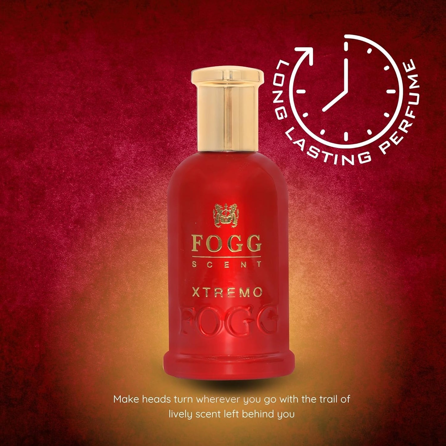 FOGG Xtremo Eau de Parfum for Men | Long-Lasting Bold Fragrance with Ginger, Bitter Orange & Musk Notes | Fresh, Intense Scent – 3.38 oz (100 ml) | Perfect for Daily Wear, Office & Party Use