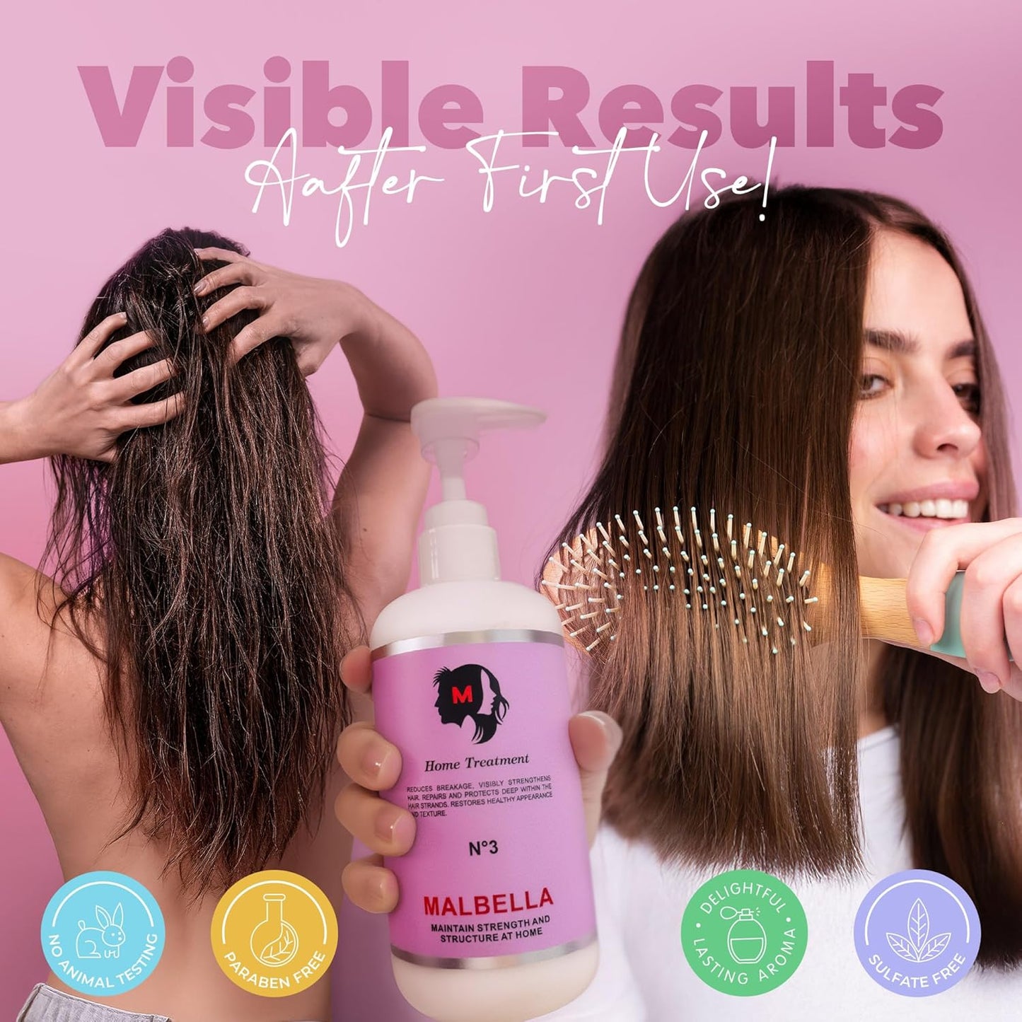 Hair Mask - Deep Conditioning Hair Mask - Bond Repair Treatment - Hydrating - Intensive Hydration - Repairing - 15.2 oz