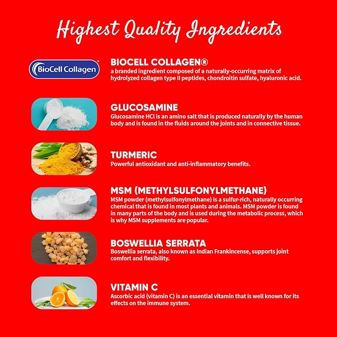 Move! Healthy Joints with BioCell Collagen, 95% Curcuminoids, 90 Capsules