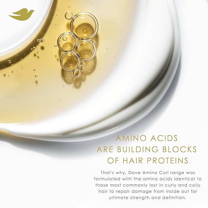 Dove Hair Amino Curl Repair 10in1 Cream Mask for Curly, Coily Hair with Bio Protein Care Technology and Amino + Jojoba Oil 9.2 fl oz.