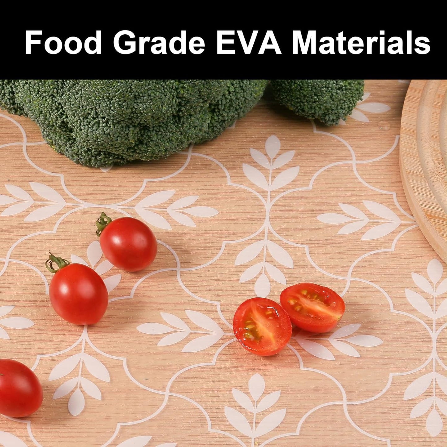 Cooyes Drawer and Shelf Liner, Non-Adhesive Shelf Liners for Kitchen Cabinets, Thick Strong Grip Mats for Desk, Shelves, Bathroom Drawers, Fridge, Cabinet Protection