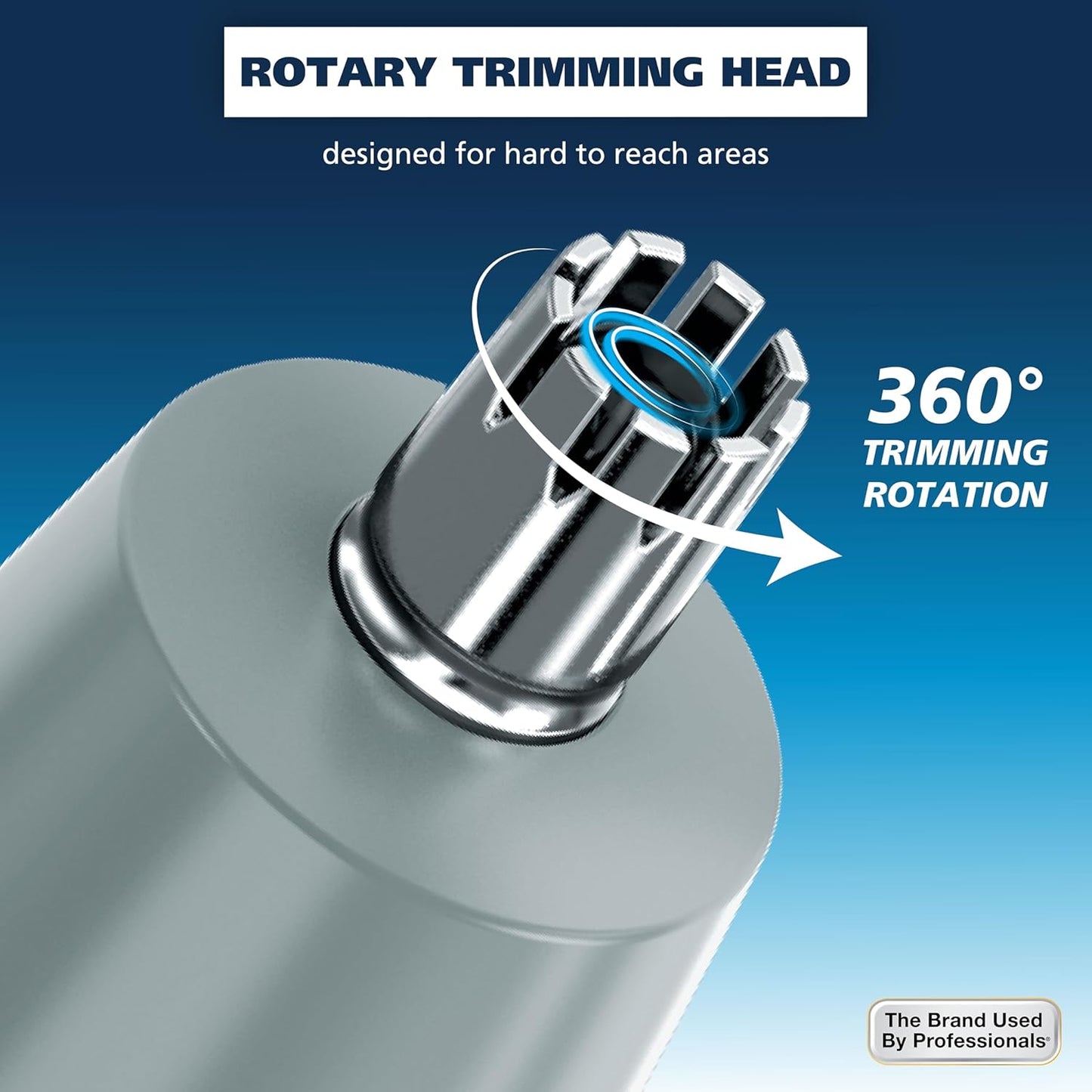 Wahl Clipper Battery Operated, Precision Ear and Nose Hair Trimmer for Men, Hygienic Nose Trimmer with Rinseable Blade for Easy Cleaning, Perfect for Travel – Model 3026462