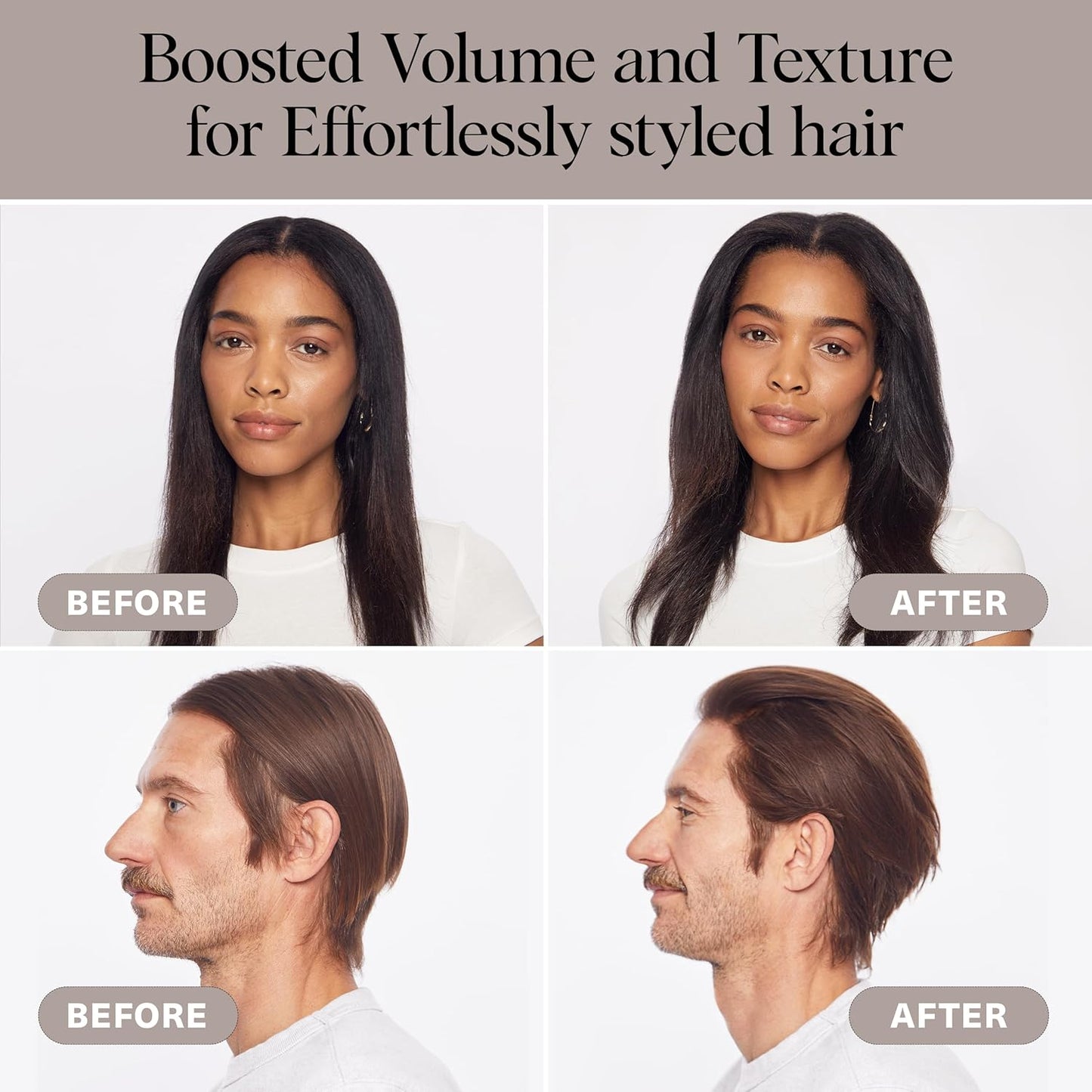 Kitsch Volumizing Rice Protein Dry Shampoo Powder - Dry Shampoo for Women & Men, Dark Hair, No White Cast, Absorbs Oil, Non-Greasy, Fragrance Free, Travel Size in Pump Form - Dark Tinted 1oz