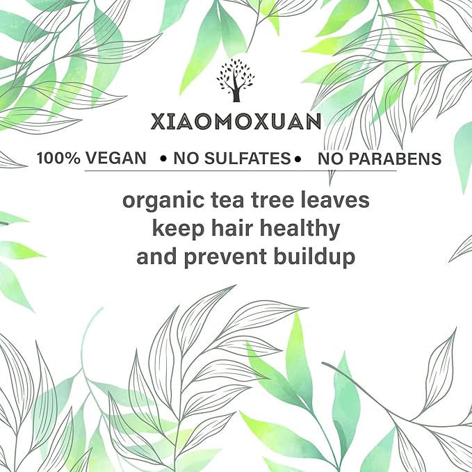 Xiaomoxuan Tea Tree Hair Masque - Intensive Hydration and Collagen Treatment for Dry, Damaged Hair and Scalp Care