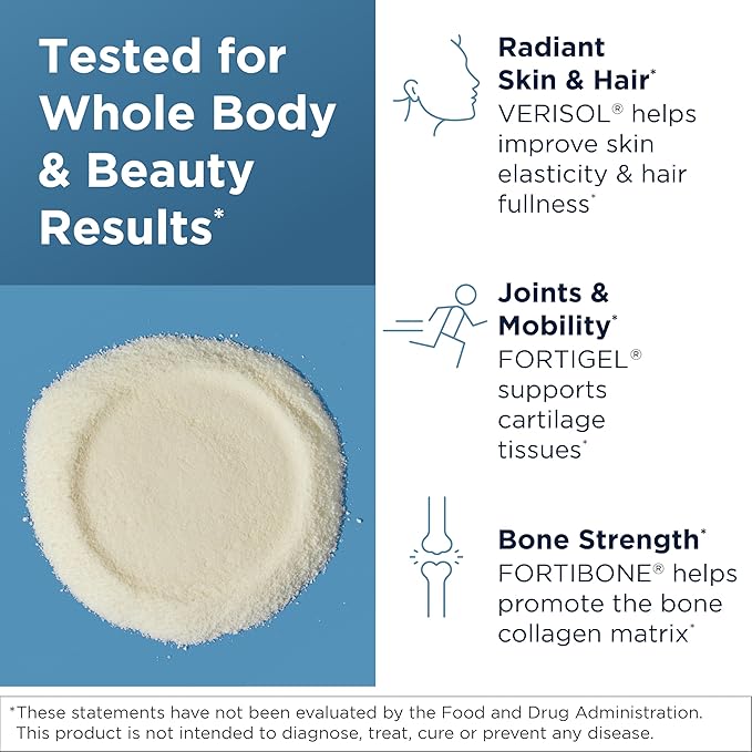 Designs for Health Whole Body Collagen Powder - Hydrolyzed Collagen Peptides Powder for Skin, Joint + Bone Health - Fortigel, Fortibone & Verisol Collagen for Women & Men, Unflavored (30 Servings)