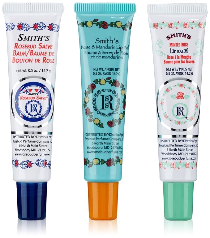 Rosebud Lip Balm Trio