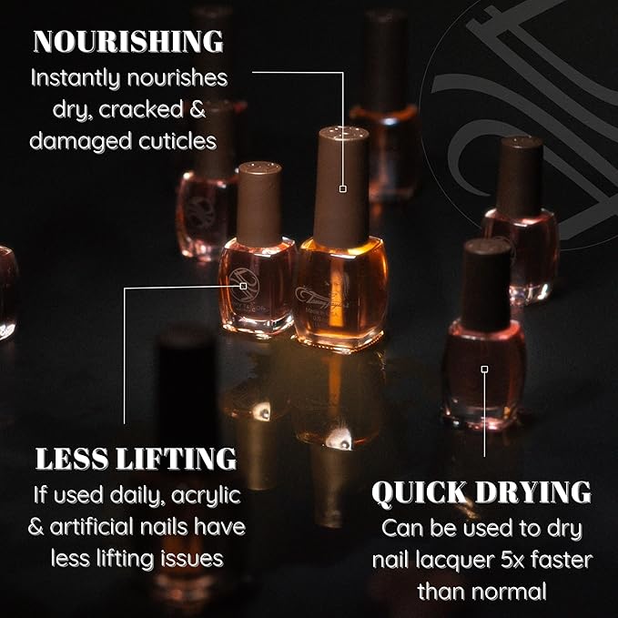 Tammy Taylor Hydrating Nail Cuticle Oil with Cuticle Cream | Peach Cuticle Softener w/Vitamin E, Jojoba Oil, Natural Ingredients & USA Made Professional Nail Growth Oil for Growth & Strength 4 oz