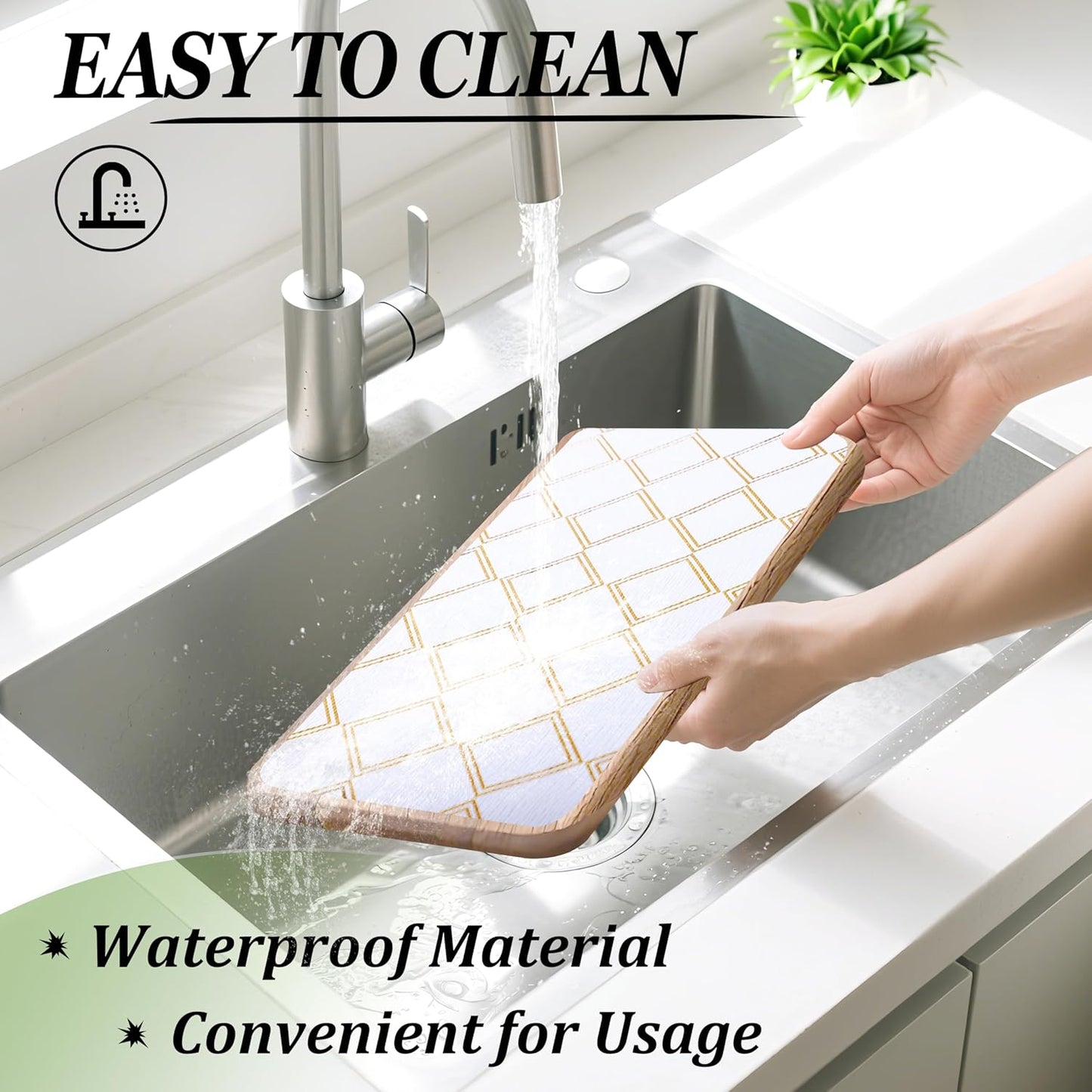 Cabinet Liners for Shelves Waterproof 24 Inch X 20 Ft Shelf Liners for Kitchen Cabinets Non-Adhesive Dress Drawer Liners Non Slip Grip Cupboard Paper for Kitchen Bathroom Closet Fridge Pantry