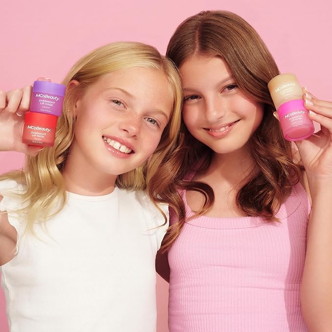 MCoBeauty Overnight Lip Mask - Candy, Hydrating Lip Balm, Vegan, Cruelty Free Cosmetics