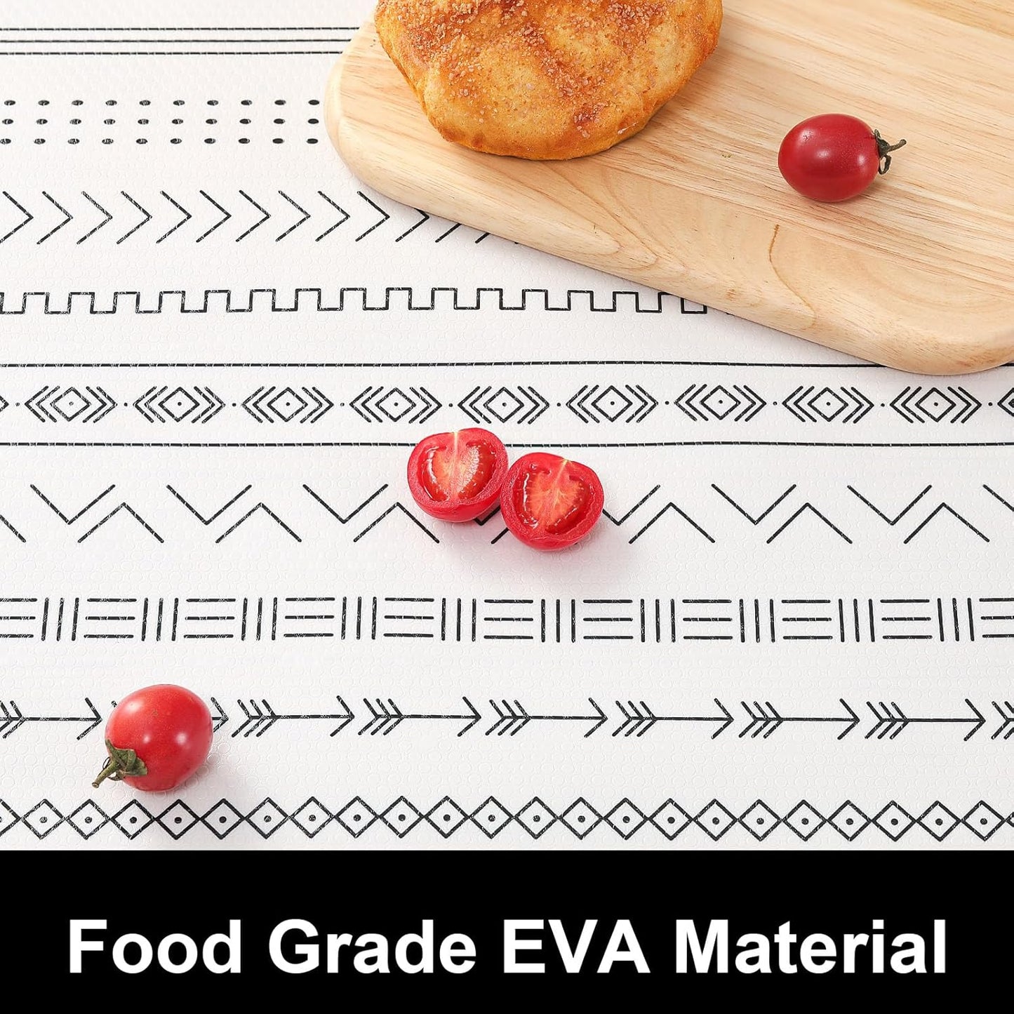 CooyesFridge Liners Shelf Liner for Kitchen Cabinets Refrigerator Liners Waterproof & Oil-Proof Kitchen Cupboard Liner Non Adhesive Drawer Mats EVA Material for Shelves