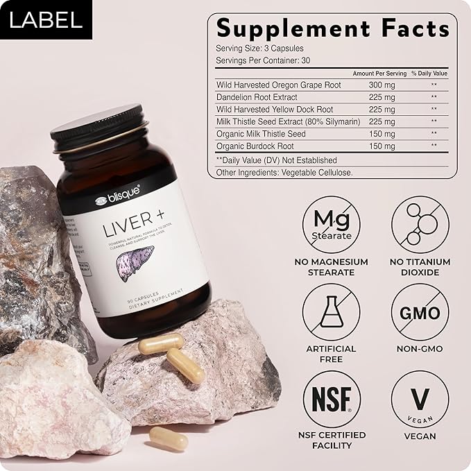 Blisque – Liver Complex Supplement to 90 Capsule