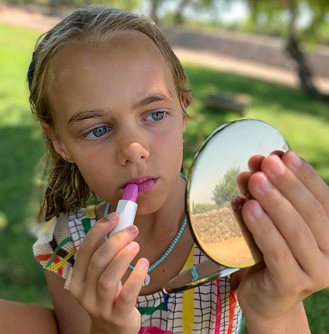 Miss Nella CUTIE PIE, purple Hypoallergenic children Lip Balm, Non Toxic Make Up for kids, perfect for those with sensitive skin.