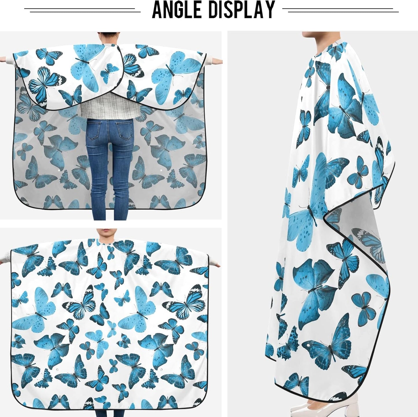 Stylish Barbershop Salon Barber Cape Haircut Cape Salon Apron Unisex Hair Cutting Apron for Men Women