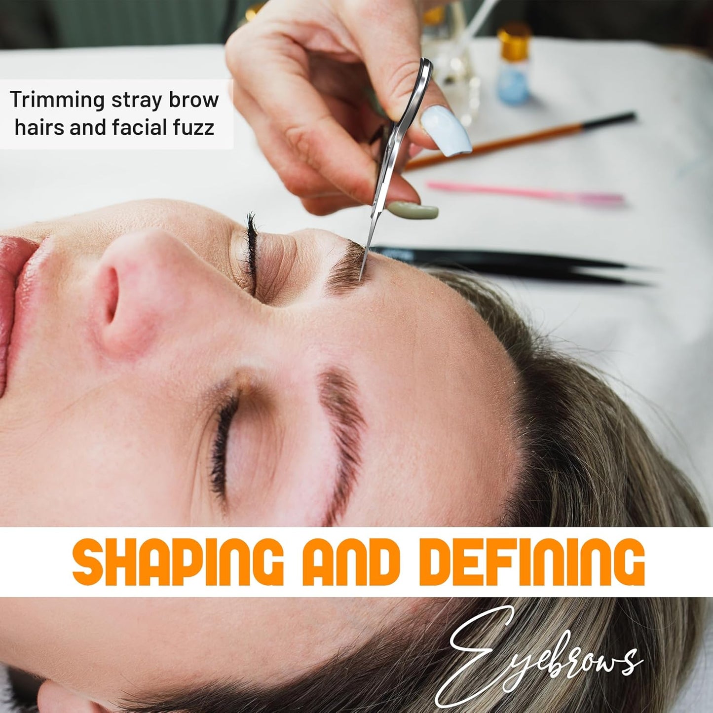 The Cut Factory® Precision Facial Hair Scissor – Premium Stainless Steel Grooming Tool for Eyebrows, Mustache & Beard – One Tool, All Power – No Fillers, Just Luxury