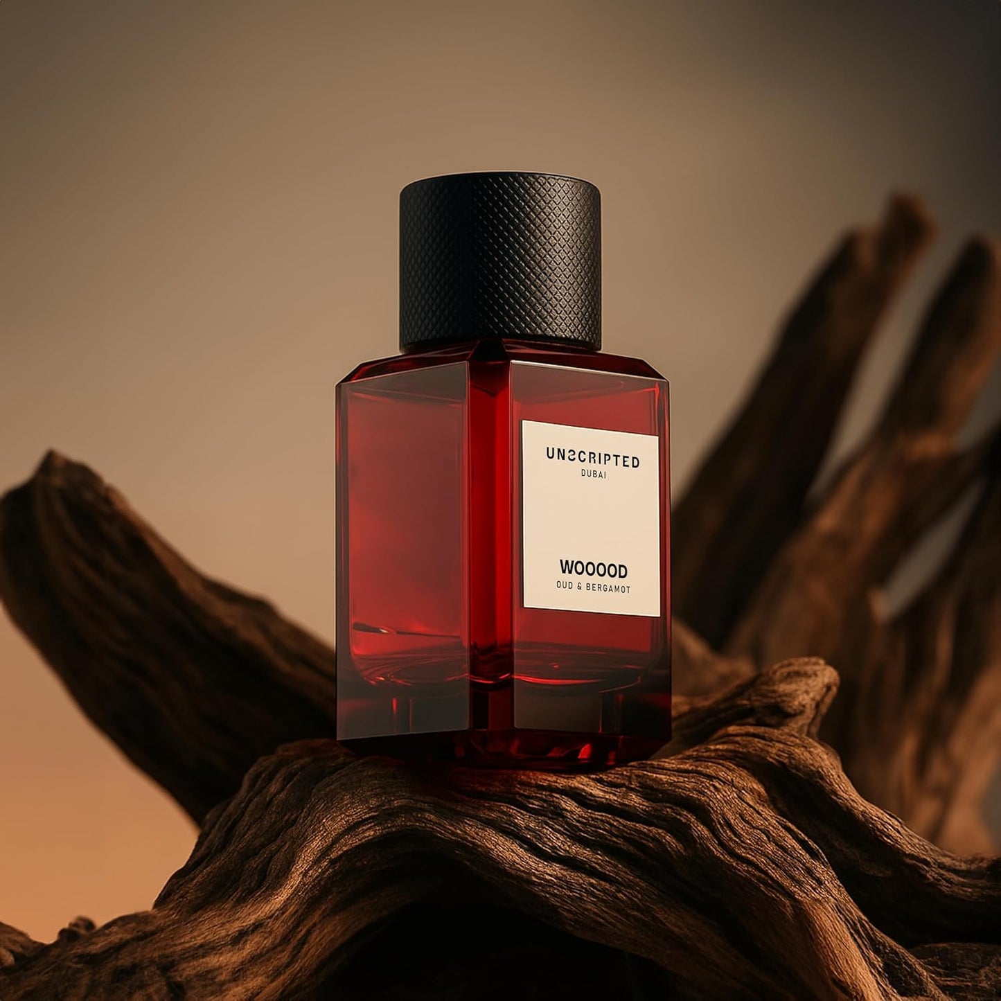 Unscripted Wooood - Perfume For Men And Women - Women Perfume with Saffron, Nutmeg, Musk, Patchouli - Bold, Long-Lasting Mens Cologne - 1.7 oz