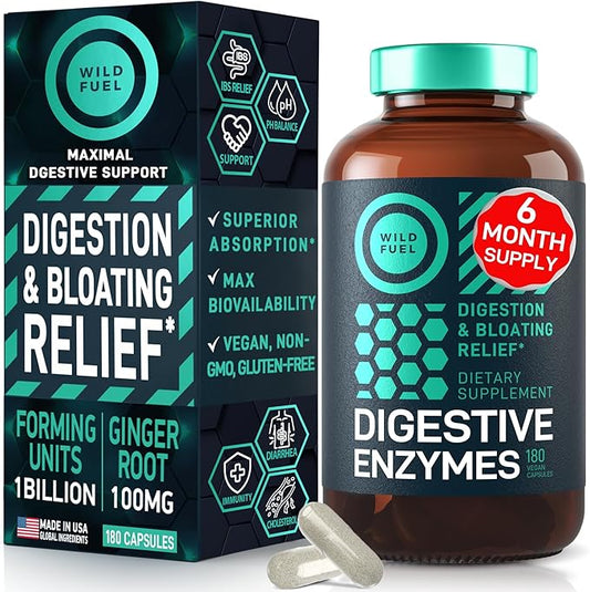 Digestive Enzymes with Probiotics and Prebiotics 180 Caps