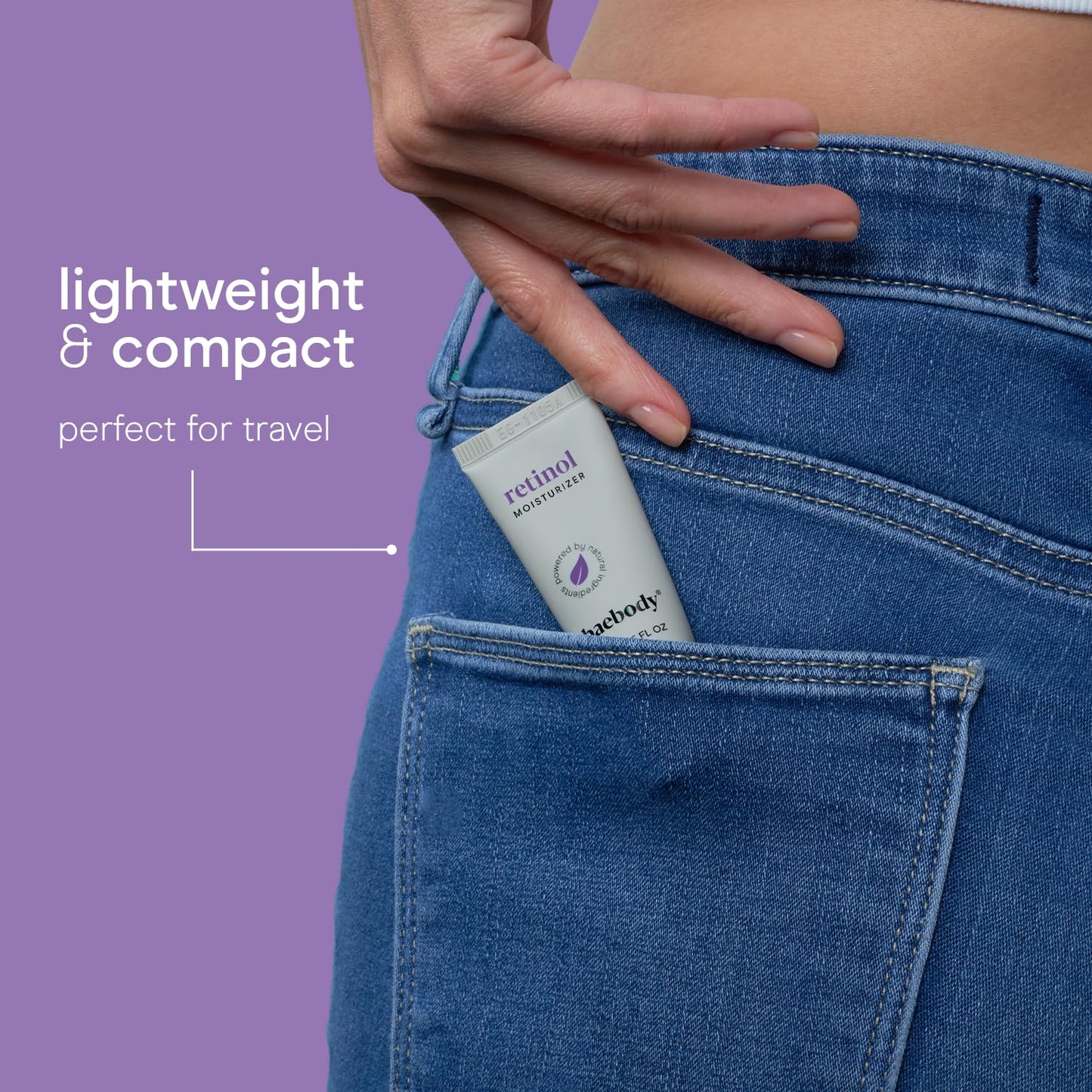 Baebody Made in USA Retinol Cream for Face - Anti Aging Face Cream for Fine Lines and Wrinkles - With Jojoba Oil & Vitamin E - Beauty Gifts for Women, Travel Size (15 ml/0.5 fl oz)