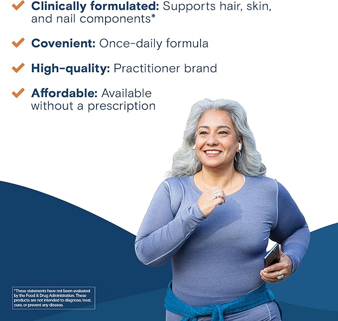 Bariatric Fusion ONE Per Day Bariatric Hair Skin and Nails Vitamins REJUVENATOR for Women | Vegan Hair Growth Vitamins with Biotin, Vitamin B12, and B1 | Easy to Swallow | 120 Capsules