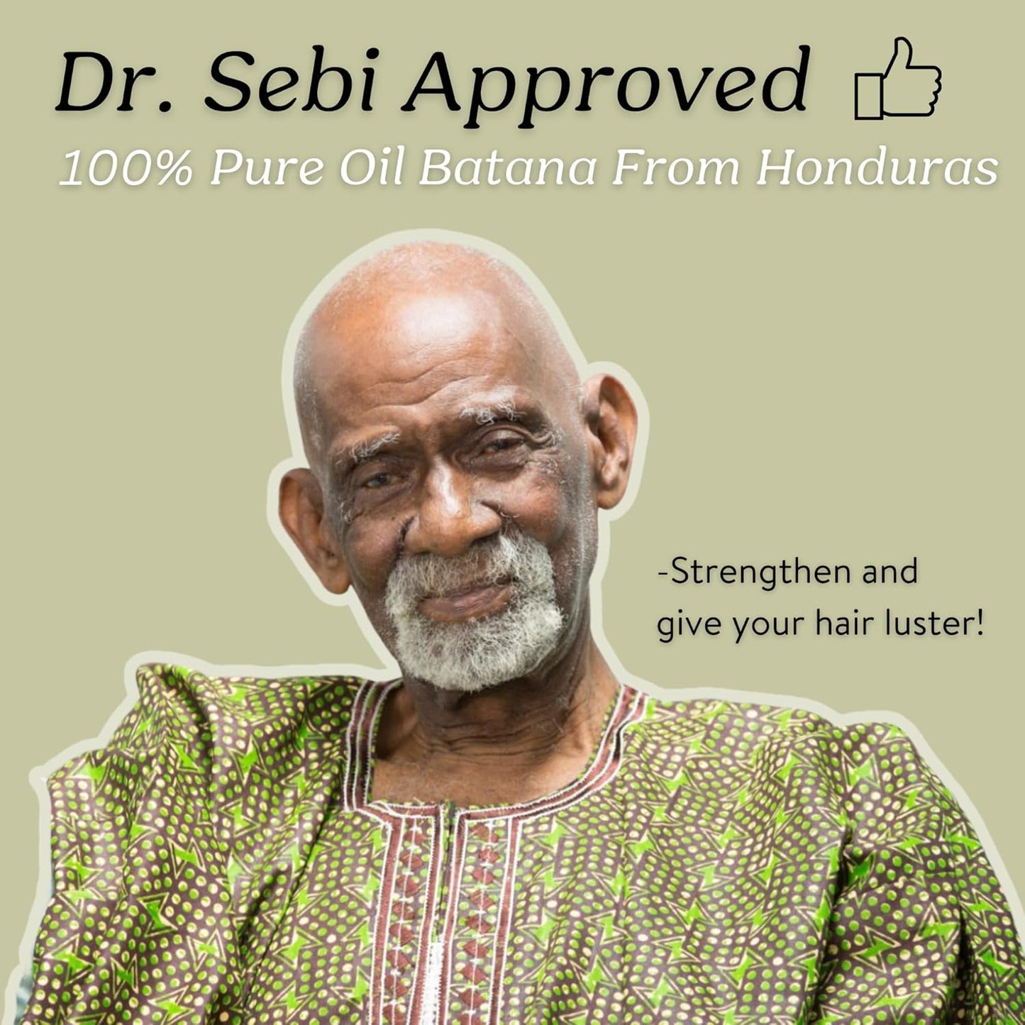 Honduran Batana Oil for Promoting Hair Strength & Wellness | 100% Pure & Natural Hair Growth Oil for Men & Women