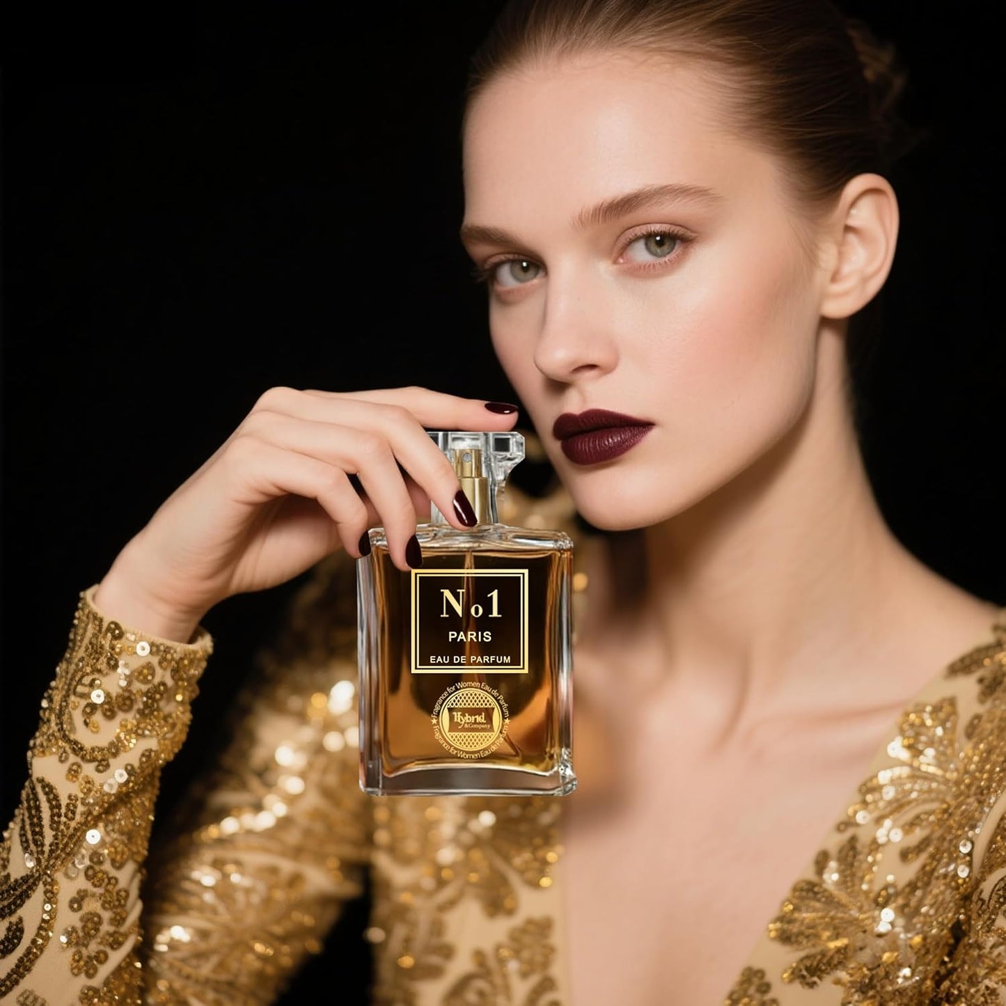 Hybrid & Company No1 Paris Women Romantic and Sensual Perfume Eau de Parfum 3.4 Fl oz