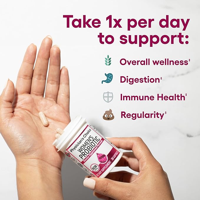 Physician's Choice Probiotics for Women 50 Billion 6 Unique 30 CT