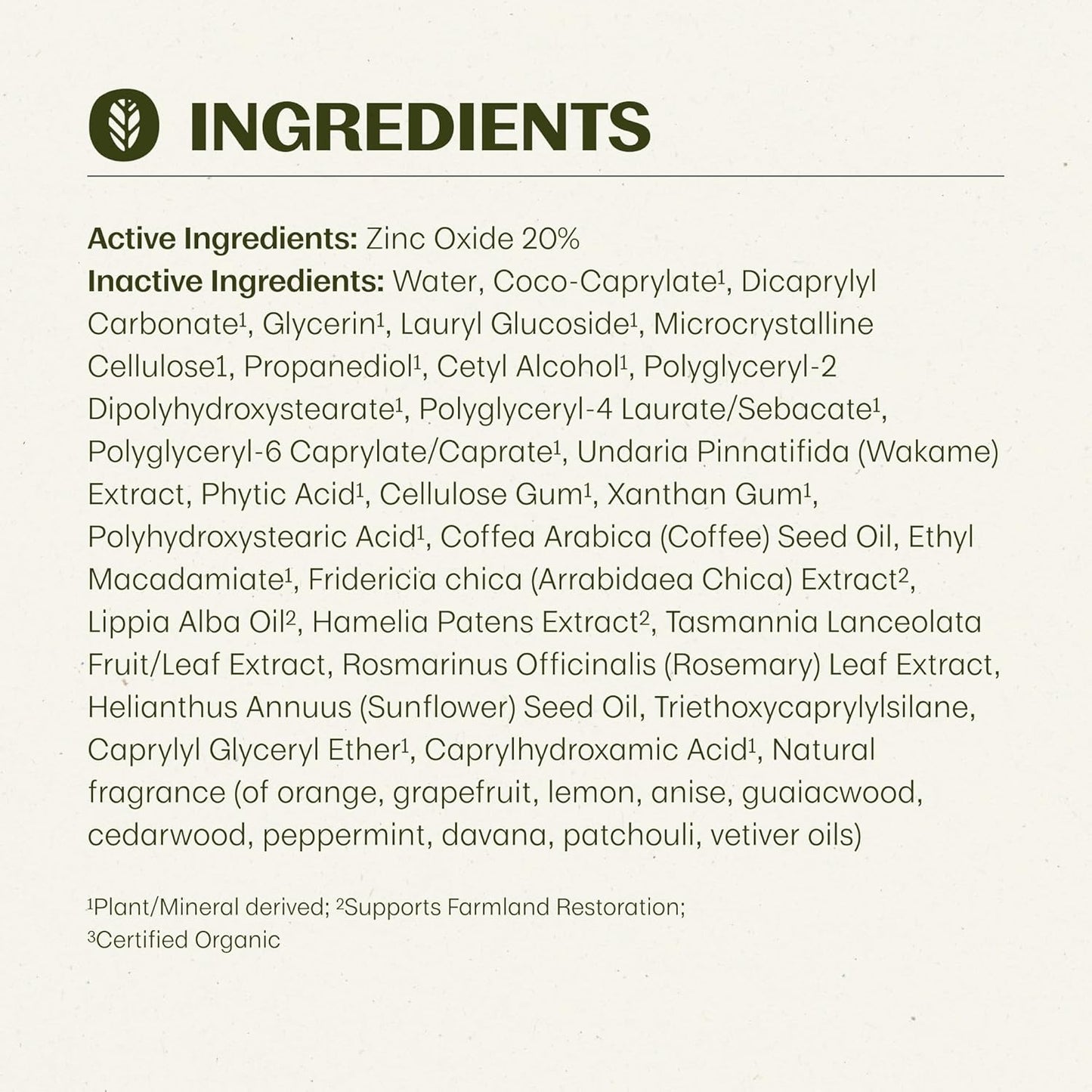 Thrive Natural Care Mineral Face Sunscreen SPF 30 - Daily Sunscreen for Face, No White Cast, Non-Nano Zinc Oxide - Lightweight Moisturizer Broad-Spectrum Protection - Vegan, 2 Fl Oz